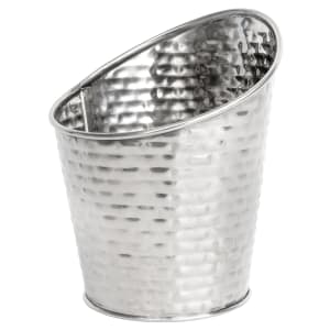 229-GTSS375 10 oz Round Brickhouse Collection Fry Cup - 3 3/4" x 4 7/8", Stainless