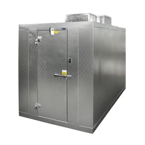378-KLB1010CRH Indoor Walk-In Cooler w/ Right Hinge Door - Top Mount Compressor, 10' x 10' x 6' 7"H, Floor