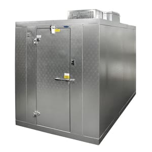 378-KLB610CLH Indoor Walk-In Cooler w/ Left Hinge Door - Top Mount Compressor, 6' x 10' x 6' 7"H, Floor
