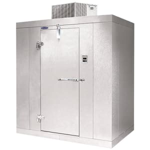 378-KLF614CLH Indoor Walk-In Freezer w/ Left Hinge Door - Top Mount Compressor, 6' x 14&#039...
