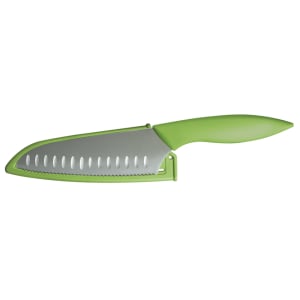 194-AB5090 5 1/4" Training Knife w/ Polypropylene Green Handle, High Carbon Steel