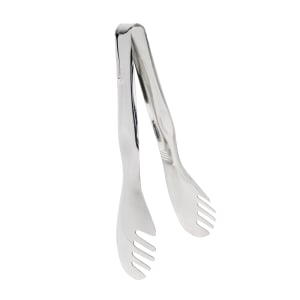 229-4401 Stainless Steel Pasta Tongs, 8 1/2"L
