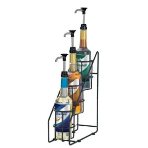 003-88652 WIREWISE™ Condiment Bottle Organizer w/ (3) Compartments, Black