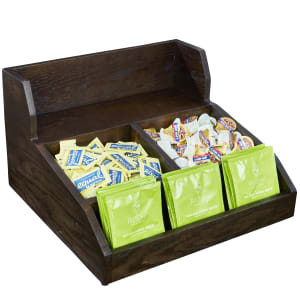 151-2019112 Condiment Station w/ (3) Bin - Gray Wash