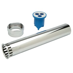 813-P6000AAACP Vacuum Breaker w/ Flush Tube & Nut, 1 1/2” X 9”, Chrome