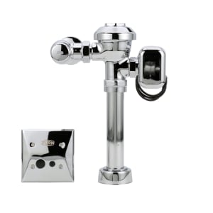813-ZEMS6000AVWS1W1 In Wall Hardwired Sensor Flush Valve for Water Closets - 1.6 gpf, 11 1/2" Rough In, Chrome