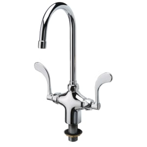 813-Z826B4XL Deck Mount Laboratory Faucet w/ 2.2 gpm Aerator - 5 3/8" Gooseneck Spout