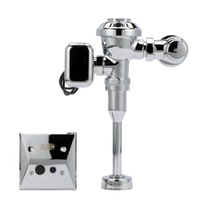 813-ZEMS6003PLEWSW1 In Wall Hardwired Sensor Flush Valve for Urinals - 0.5 gpf, 11 1/2" Rough In, Chrome