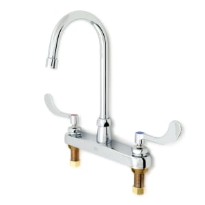 813-Z871B4XL3F Deck Mount Lavatory Faucet w/ 0.5 Spray Outlet - 5 3/8" Gooseneck Spout, Chrome