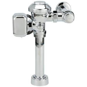 813-ZEMS6000AVHETMOB Hardwired Sensor Flush Valve for Water Closets w/ Manual Override Button - 1.28 gpf, 11 1/2" Rough I