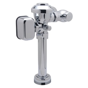 813-ZEMS6000AVWS1MOB In Wall Hardwired Sensor Flush Valve for Water Closets w/ Manual Override Button - 1.6 gpf, 11 1/2" 