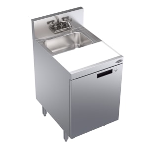 381-KR24MT18C Dump Sink w/Adjustable Cutting Board & Trash Chute