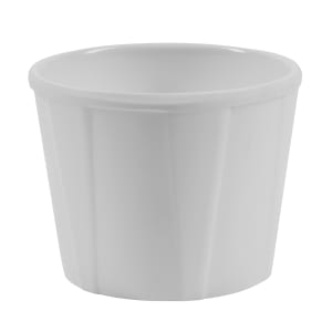 229-240004 3 oz Round Souffle Cup, Melamine, White