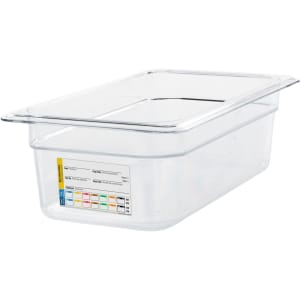 028-30661IMLUC07 4"D Third Size Food Pan w/ Integrated Label