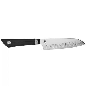 194-VB0740 5 1/2" Sora Ground Santoku w/ Textured TPE Handle