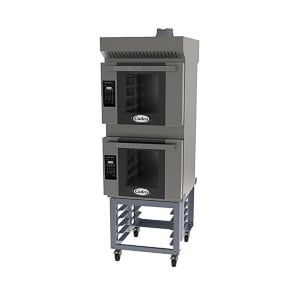 516-BLS4HLD2H Double Half Size Electric Convection Oven - 3.8kW, 208-240v/1ph