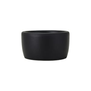424-VBX0203 2 oz Zion Pipkin Ramekin - Porcelain, Black
