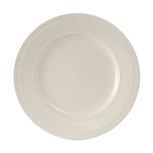 424-HEA110 11" Round Hampshire Plate - Ceramic, American White/Eggshell