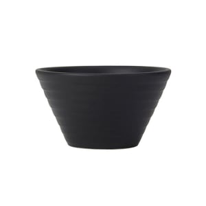 424-VBB080 7 3/4 oz Round Zion Bouillon Cup - Porcelain, Black