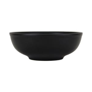 424-VBB5203 58 oz Round Zion Menudo/Salad/Pasta Bowl - Porcelain, Black