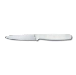 037-67607 Paring Knife w/ 3 1/4" Blade, White Polypropylene Handle