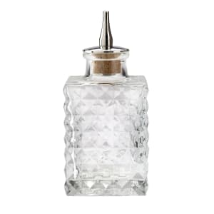 132-M37171 3 oz Bitters Bottle w/ Stainless/Cork Dasher