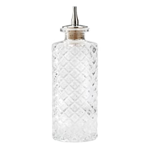 132-M37172 5 1/10 oz Bitters Bottle w/ Stainless/Cork Dasher