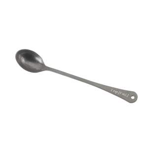 132-M37041 1 Tsp Measured Bar Spoon, Vintage
