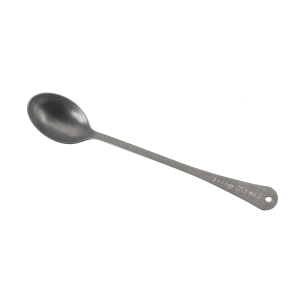 132-M37042 1 1/2 Tsp Measured Bar Spoon, Vintage