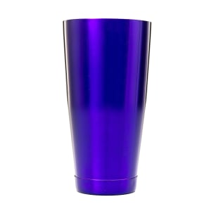 132-M37084PU 28 oz Bar Cocktail Shaker, Purple