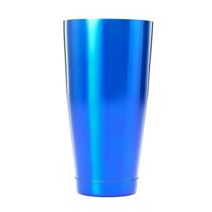 132-M37084BL 28 oz Bar Cocktail Shaker, Blue