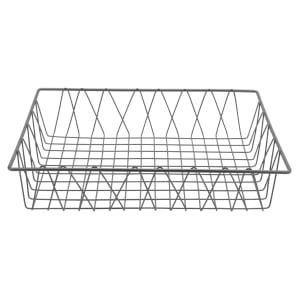 284-IR904 Rectangular Wire Basket - 18" x 12", Iron, Grey