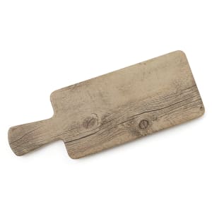 284-SB1155OW Rectangular Display Board - 11" x 5 1/2", Melamine, Faux Oak