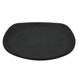 284-P875BK 9" Square Melamine Square Plate, Black