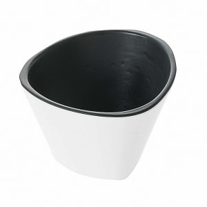 284-RIV100 10 1/10 oz Triangular Revive Bowl - Melamine, White