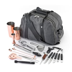 132-M37103CP 18-Piece Cocktail Mixing Set - Copper