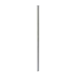 132-M37112 8 1/2" Straight Metal Straw - Stainless Steel, Mirror Finish