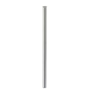 132-M37116 6 1/2" Straight Metal Straw - Stainless Steel, Mirror Finish