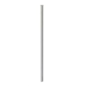 132-M37114 6 1/2" Straight Metal Straw - Stainless Steel, Mirror Finish