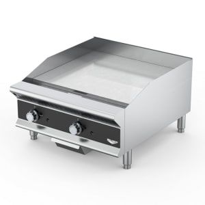 175-GGMDM18 18" Gas Griddle w/ Manual Control - 3/4" Steel Plate, Convertible