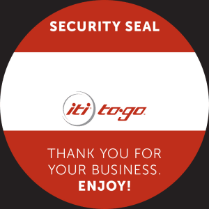 129-TGSL3 Tamper Proof Sticker Round 3"