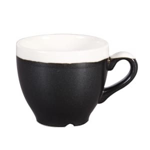893-MOBKCEB91 3 1/2 oz Monochrome Espresso Cup - Ceramic, Onyx Black