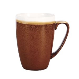 893-MOBRVM121 12 oz Monochrome Mug - Ceramic, Cinnamon Brown