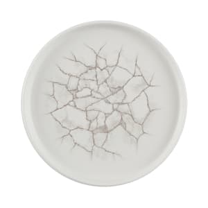 893-KTAGWP211 8 5/8" Round Studio Prints® Walled Plate - Ceramic, Kintsugi Gray
