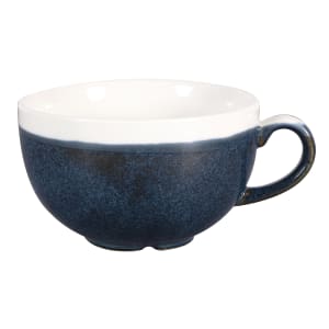 893-MOBLCB281 12 oz Monochrome Cappuccino Cup - Ceramic, Sapphire Blue