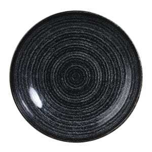 893-SPCBEVB91 40 oz Round Studio Prints® Coupe Bowl - Ceramic, Charcoal Black