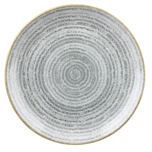 893-SPSGEVP81 8 2/3" Round Studio Prints® Coupe Plate - Ceramic, Stone Gray