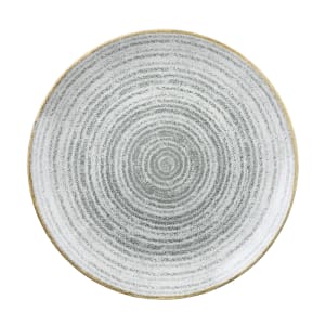 893-SPSGEVB91 40 oz Round Studio Prints® Coupe Bowl - Ceramic, Stone Gray