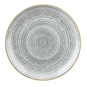 893-SPSGEVP61 6 1/2" Round Studio Prints® Coupe Plate - Ceramic, Stone Gray
