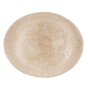 893-RKGOOP581 Oval Studio Prints® Plate - 10 5/8" x 9", Ceramic, Garnet Orange
